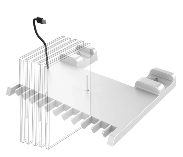 BIGBEN PS5/PS5 Slim Podstawka na konsolę z ładowarką do DualSense - 1258457 - zdjęcie 3